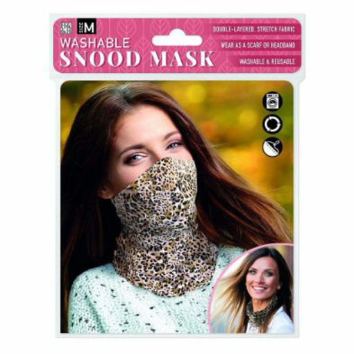 Picture of WASHABLE SNOOD MASK - LEOPARD